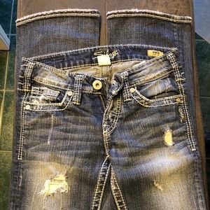 Silver Aiko Bootcut Jeans